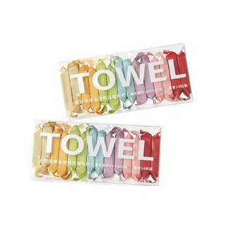Khăn tắm, Khăn mặt nén du lịch bằng cotton dùng một lần