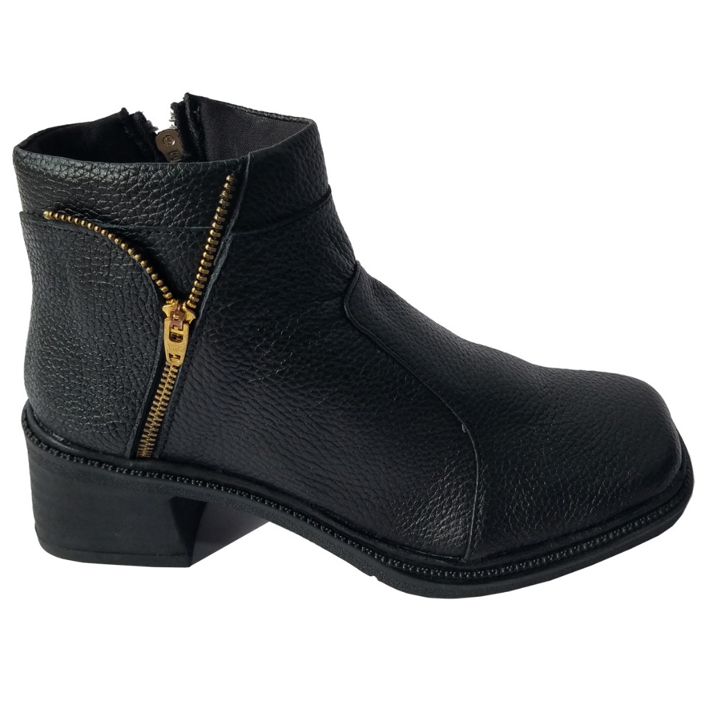 Giày Boot Nữ BIGGBEN Da Bò Thật Cao 5 Phân HKD1015