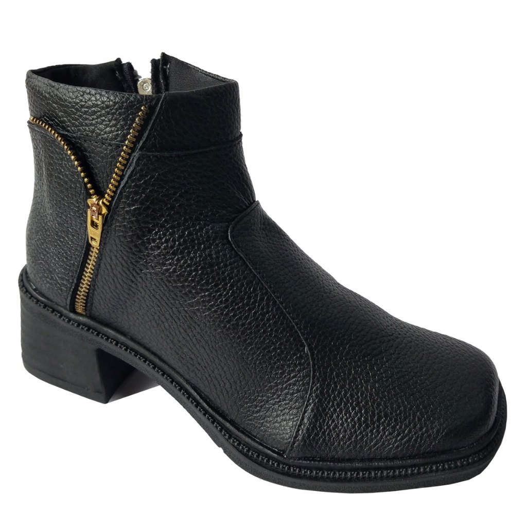 Giày Boot Nữ BIGGBEN Da Bò Thật Cao 5 Phân HKD1015