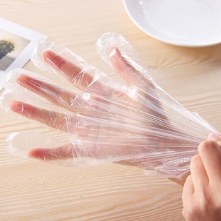 Combo 2 túi găng tay PE Inochi an toàn cho thực phẩm không thấm nước dễ sử dụng vừa mọi tay