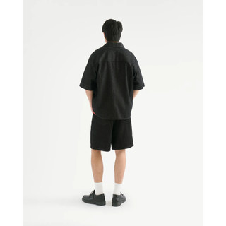 Áo Sơ Mi Nam Denim Tay Ngắn Form Oversize - ROUTINE 10F25DSH008