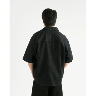 Áo Sơ Mi Nam Denim Tay Ngắn Form Oversize - ROUTINE 10F25DSH008
