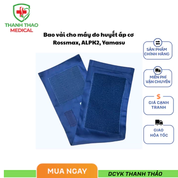 Bao vải cho máy đo huyết áp cơ Rossmax, ALPK2, Yamasu
