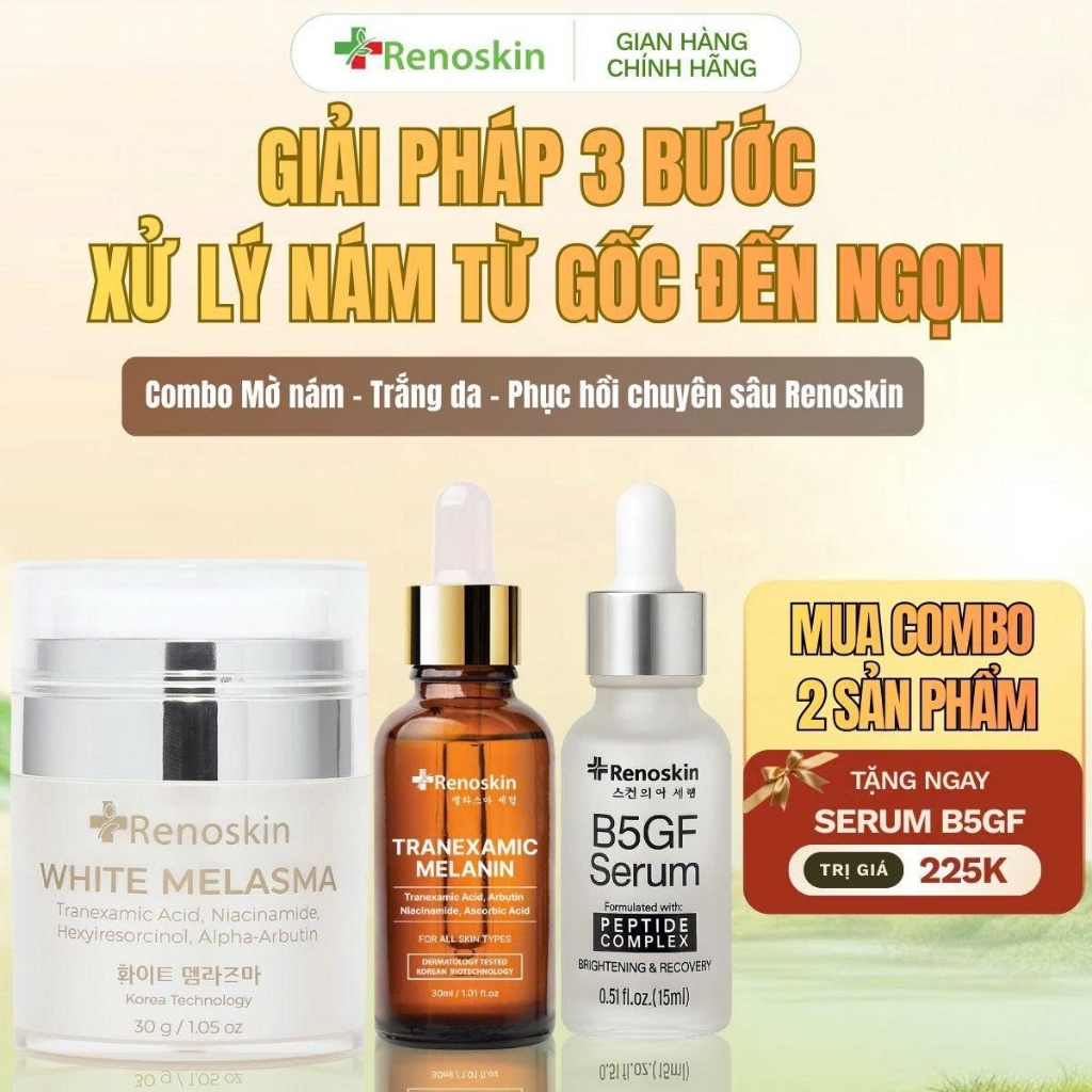 Kem Renoskin White Melasma - Hình Ảnh Thực Tế