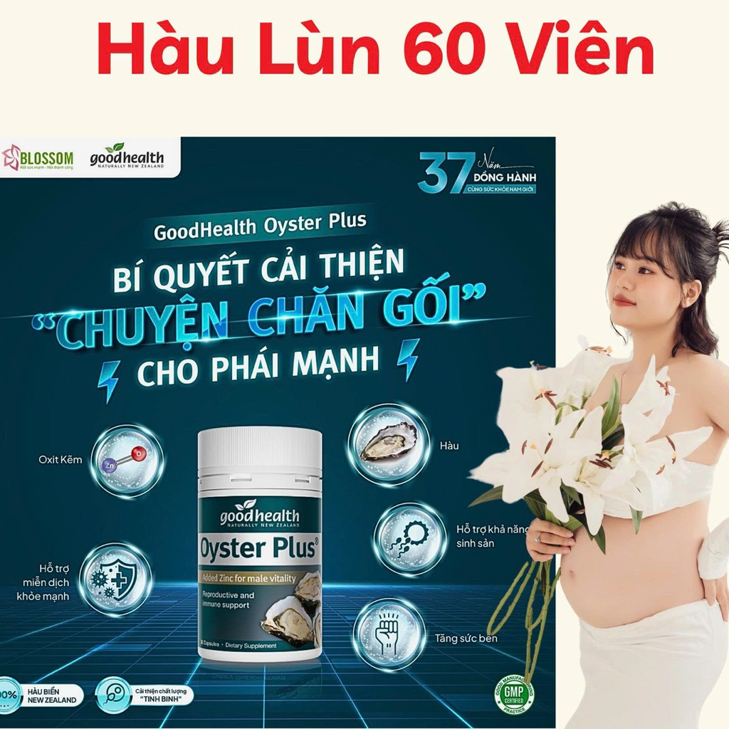 [Chính Hãng Date Xa] Viên Uống Tinh Chất Hàu, Bổ Sung Kẽm, Vitamin cho Nam New Zealand Oyster Plus
