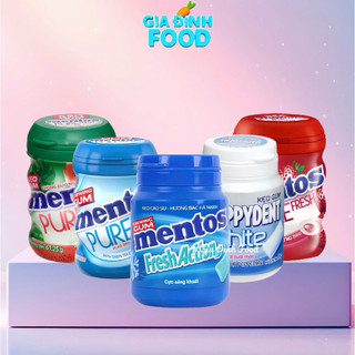 KẸO Gum Nhai Mentos Nhiều hương Vị - Hủ tiện lợii