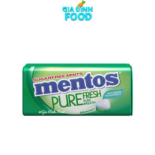 KẸO Ngậm Không Đường Mentos Clean Breath cho hơi thở thơm mát trong suốt 30 phút - Hộp thiết 35gr