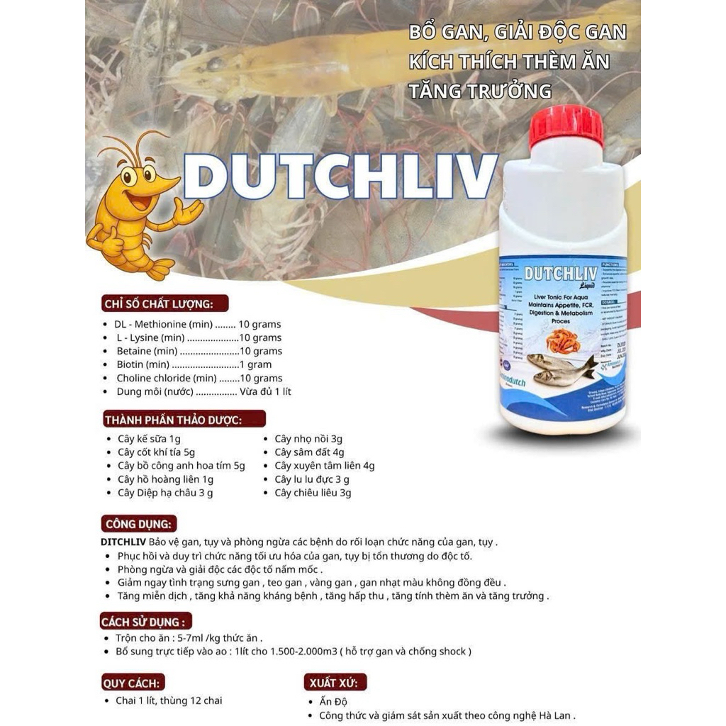 DUTCHLIV Thảo dược bổ gan - Giải pháp gan luôn khoẻ