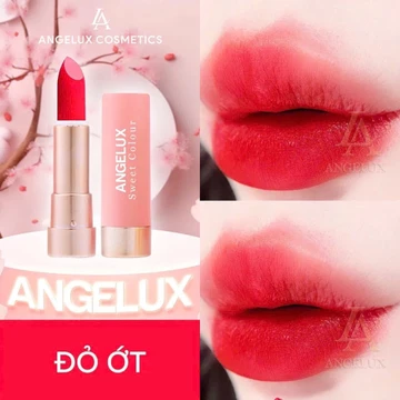 Son Thỏi Lì ANGELUX SWEET không chì chính hãng [02_Đỏ Ớt]