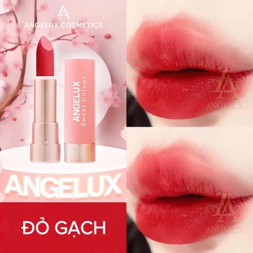 Son Thỏi Lì ANGELUX SWEET không chì chính hãng [03_Đỏ Gạch]