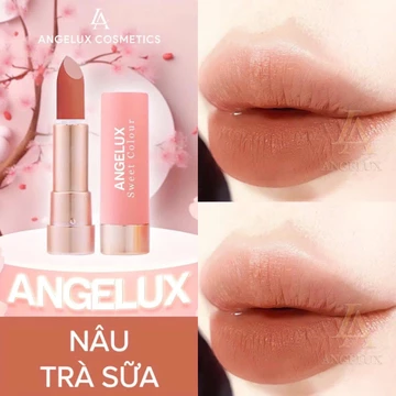 Son Thỏi Lì ANGELUX SWEET không chì chính hãng [06_Nâu Trà Sữa]