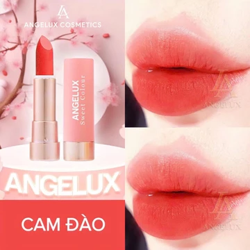 Son Thỏi Lì ANGELUX SWEET không chì chính hãng [11_Cam Đào]
