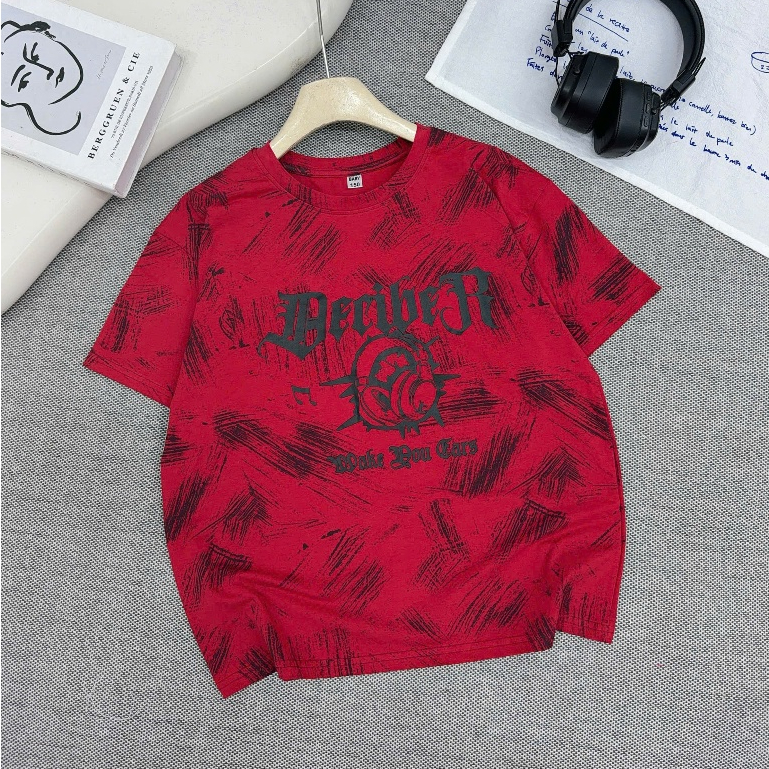 Aó Phông Loang (BECI) Cho Bé Trai từ 17-60kg, Chất Cotton Mềm Mịn, Mát Thấm Hút tốt, phong cách, cá tính