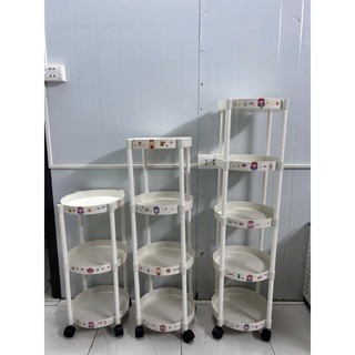 Kệ tròn 5 tầng có bánh xe di chuyển tiện lợi,kệ chứa đồ, kệ úp bát đĩa, ly cốc , kệ xoay 360 đa năng