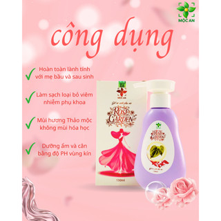COMBO 2 Chai Dung Dịch Vệ Sinh Phụ Nữ ROSE GARDEN Chiết Xuất Trầu Không Nha Đam Tía Tô Và Bạc Hà, làm sạch vùng kín