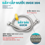 Bộ Vòi Rửa Chén Bát Inox Mạ Xám Cao Cấp Creva | CR-403 | Vòi Xoay 360 Độ, Kèm Dây Cấp Inox 304 — ảnh 7