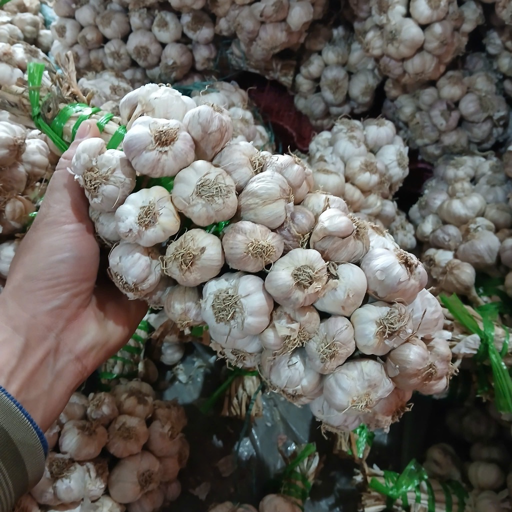 Tỏi Khô Kết Chùm Kinh Môn Hải Dương 0,5kg Hàng Loại 1 Không Chất Bảo Quản