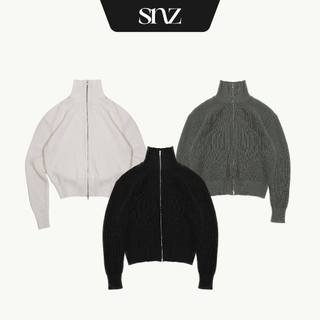 Áo Len Zip Boxy SNAZZY Unisex Chất Liệu Sợi Len Chính Hãng - ZIP KNIT