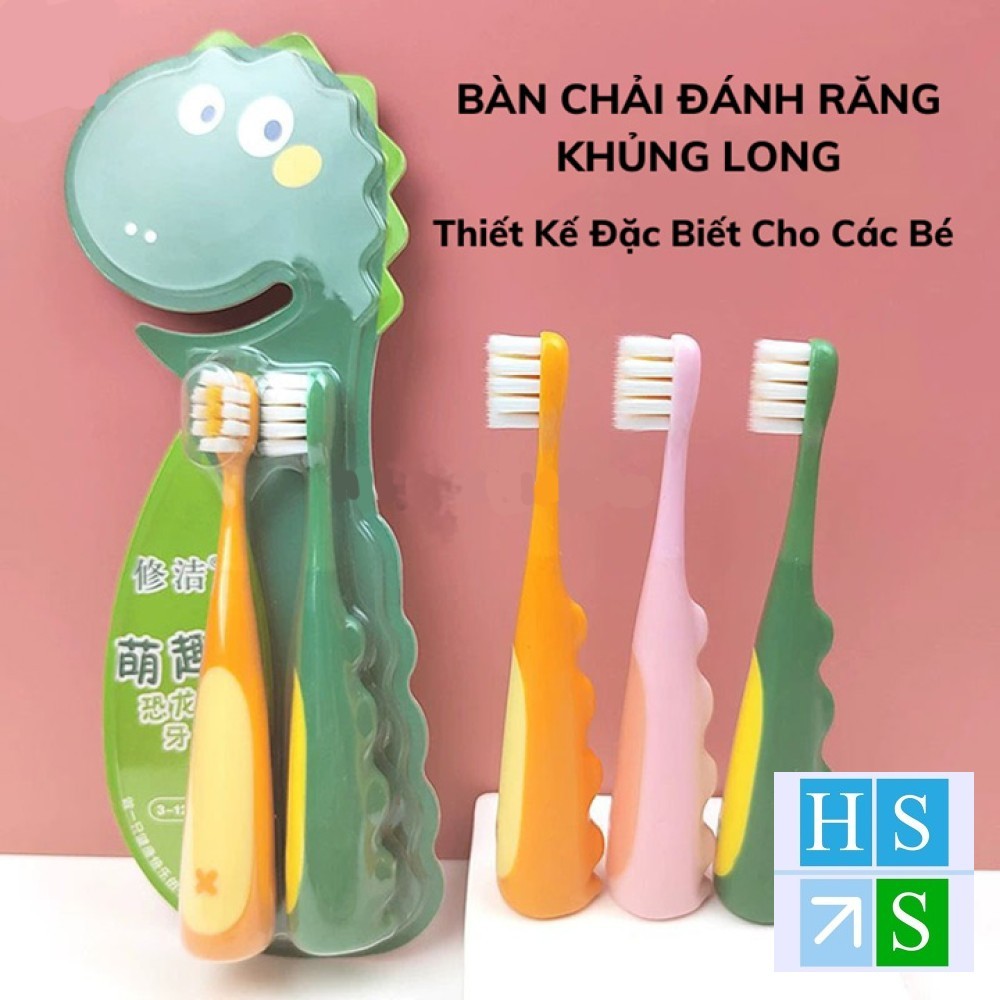 (COMBO 2) SET 2 BÀN CHẢI SUKA TRẺ EM CAO CẤP, LÔNG MỀM MỊN DÀNH CHO BÉ, THIẾT KẾ TAY TRÁI TAY PHẢI, Bàn Chải Đánh Răng