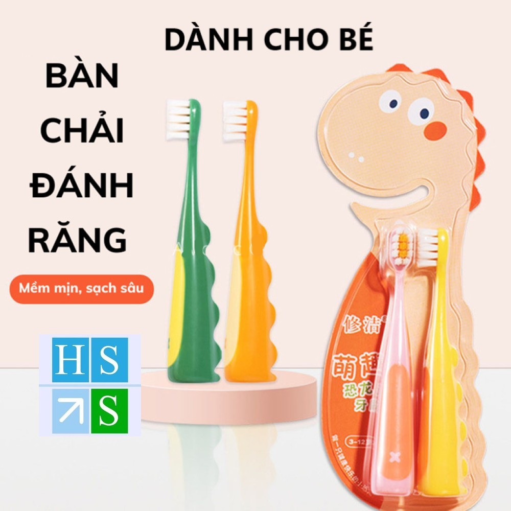 (COMBO 2) SET 2 BÀN CHẢI SUKA TRẺ EM CAO CẤP, LÔNG MỀM MỊN DÀNH CHO BÉ, THIẾT KẾ TAY TRÁI TAY PHẢI, Bàn Chải Đánh Răng