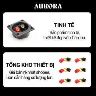Cặp Cọc Loa Bắp Chuối 4mm - Lõi Đồng Nguyên Chất, Núm Vặn Ren Kim Loại Cao Cấp