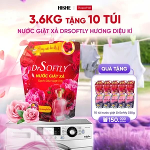 Nước giặt xả DrSoftly Lưu hương 7 ngày, đánh bay mùi hôi ẩm những ngày mùa đông thiếu nắng, mềm da tay