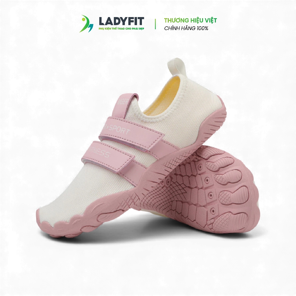 Giày Thể Thao Nữ Đế Bám Tập Gym – Cardio Pickleball – Thiết Kế Viền Hồng | BigBuy360 - bigbuy360.vn