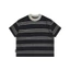 Áo Thun Cổ tròn Kẻ WENKO Boxy Cotton Ngắn Tay Kẻ unisex nam nữ tk48