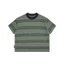 Áo Thun Cổ tròn Kẻ WENKO Boxy Cotton Ngắn Tay Kẻ unisex nam nữ tk48
