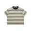 Áo Thun Cổ tròn Kẻ WENKO Boxy Cotton Ngắn Tay Kẻ unisex nam nữ tk48