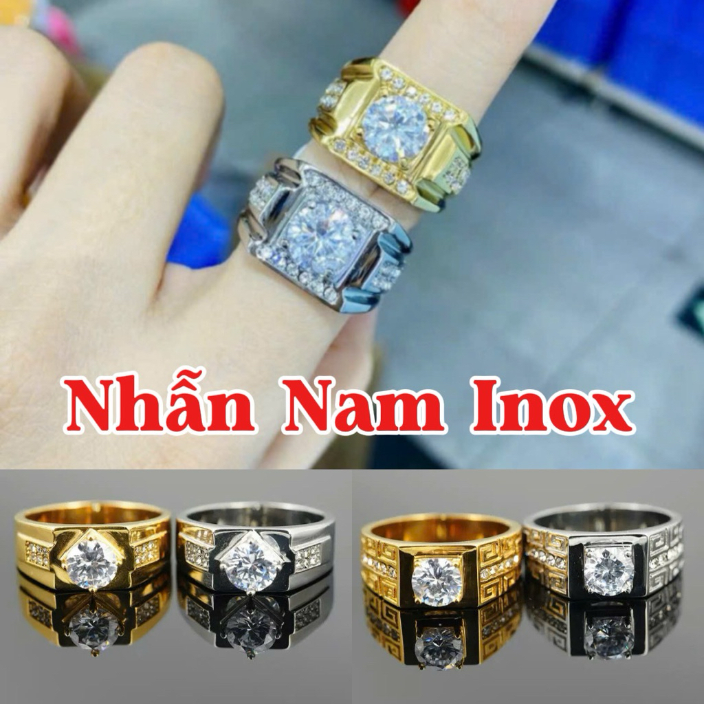 Men's Titanium Steel Ring by Trang Sức Ruby Tran