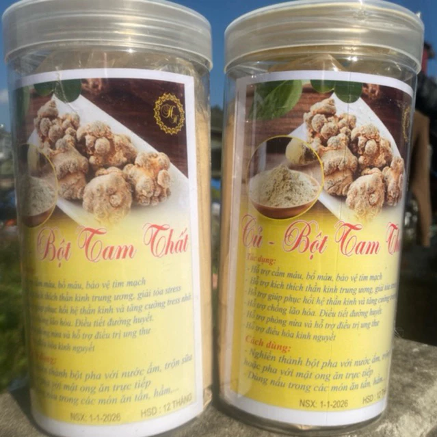 Bột Tam Thất Bắc Dược Chất Cao Không Pha Trộn