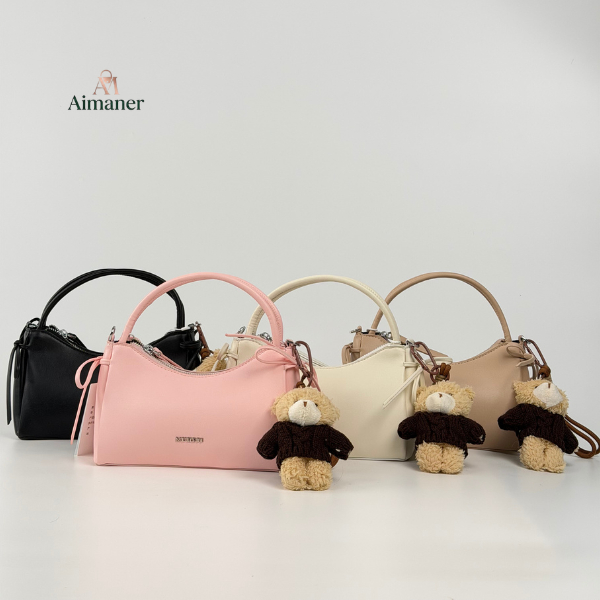 Túi Xách Nữ Mini Aimaner 3150 Da Mềm Đeo Chéo & Xách Tay Form Tròn ...