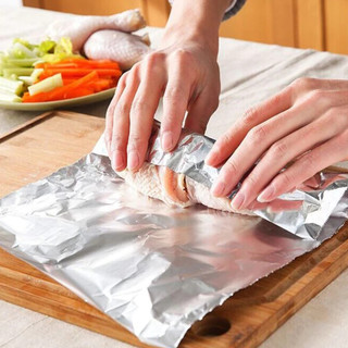 Combo 3 cuộn màng nhôm Shinsen Inochi chịu nhiệt cao dùng lò nướng tủ lạnh giữ món ăn tròn vị