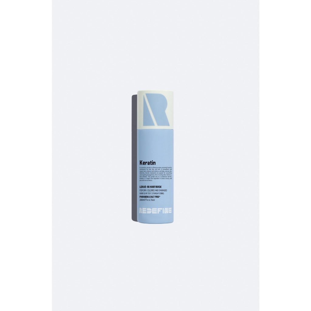 Mặt nạ ủ tóc REDEFINE-Keratin Leave-In phục hồi tóc hư tổn - Xịt dưỡng tóc cao cấp cho tóc khô xơ, nhuộm uốn (250ml)