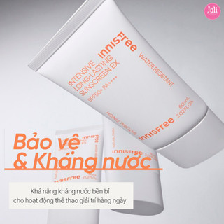 Kem chống nắng lâu trôi innisfree Intensive Long Lasting Sunscreen 50+ PA++++ 60ML