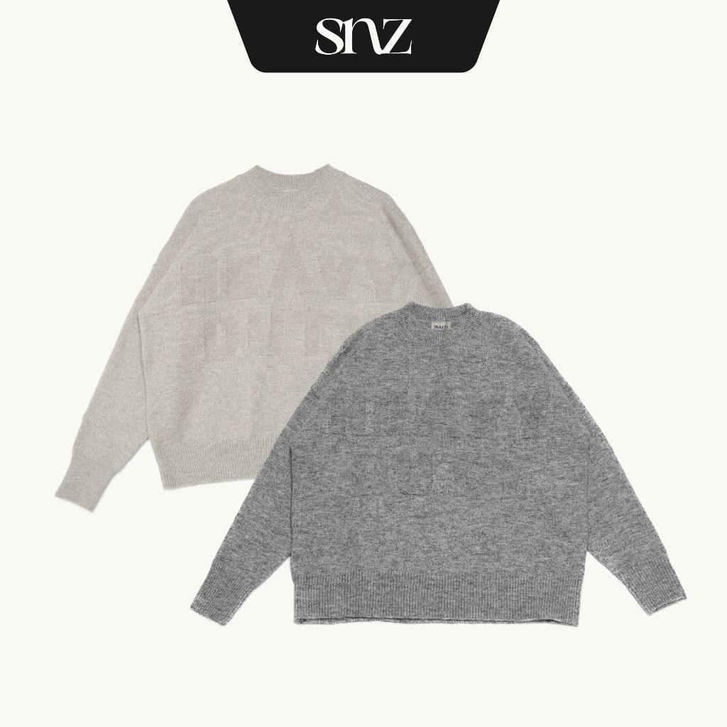 Áo Sweater Boxy SNAZZY Unisex Chất Liệu Sợi Len Chính Hãng - TUMBLEWEED KNIT | BigBuy360 - bigbuy360.vn