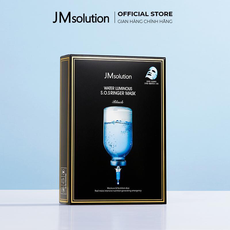 JMsolution Mặt Nạ Dưỡng Ẩm Và Làm Dịu Da Water Luminous S.O.S Ringer Mask Black 35ml Chính Hãng