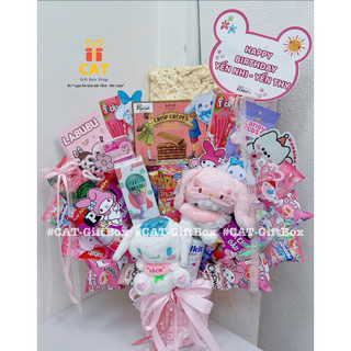 hoả tốc 💗 Set quà Cinamoroll màu hồng - quà tặng sinh nhật bé gái - gấu bông Cinnamoroll ( ngẫu nhiên)