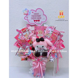 hoả tốc 💗 Set quà Cinamoroll màu hồng - quà tặng sinh nhật bé gái - gấu bông Cinnamoroll ( ngẫu nhiên)