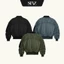 Áo Khoác Bomber SNAZZY Unisex Vải Gió Pilot Chần Bông Chính Hãng - FORGE COLLAR