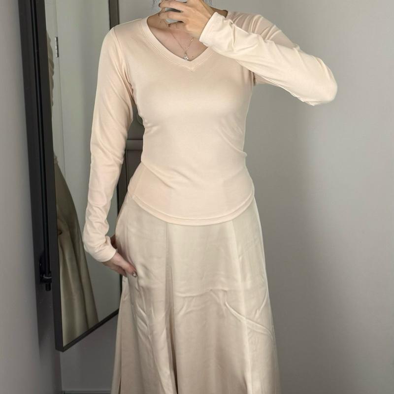 [A13] ÁO THUN NỮ BODY CỔ TIM DÀI TAY VẢI COTTON BORIP MỀM MỊN MÁT MẺ FORM ĐẸP VẢI MỀM MỊN BI.POSILÁ