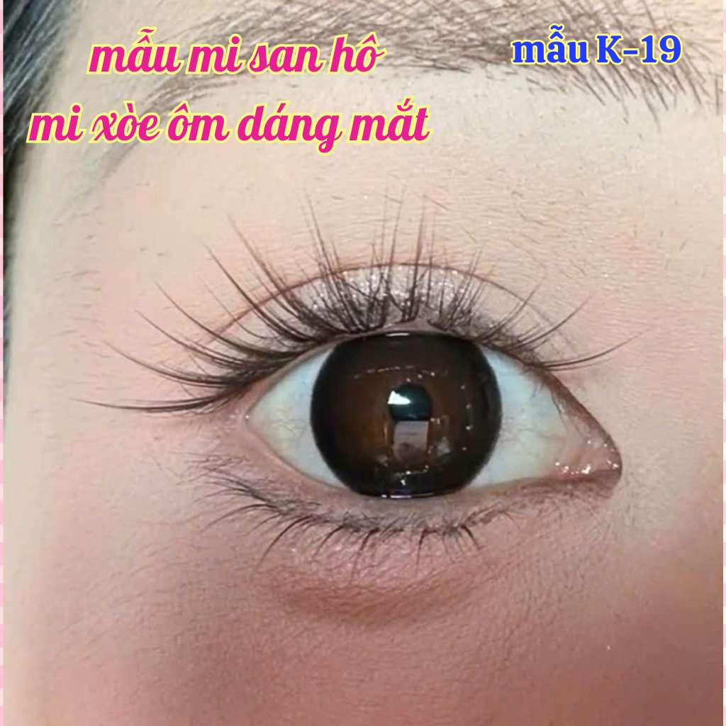 Mi Cụm San Hô K19 Xòe Ôm Dáng Mắt Độ Dài 11-13mm GREEN Thủy Mi