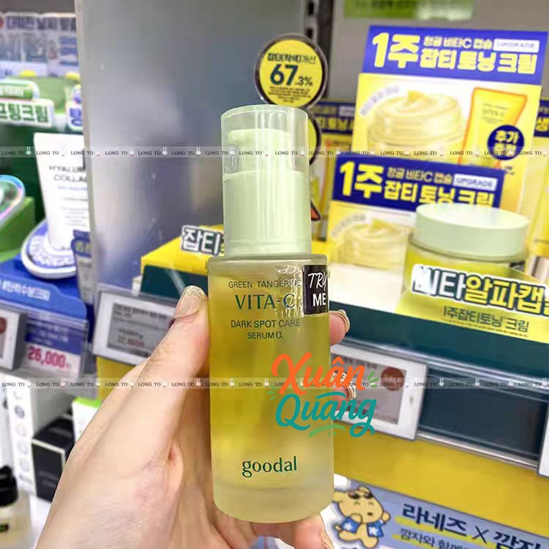 SERUM SÁNG DA Goodal Green Tangerine Vita C Serum 40ml - MỜ THÂM