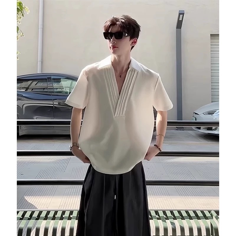 Áo Sơ mi Style Cổ V sâu VF ICVCVNI Unisex