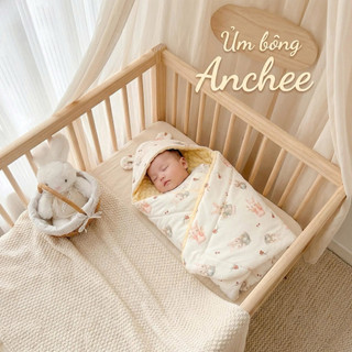 Ủ Choàng Trần Bông Cho Bé 80x80cm – Cotton Nỉ Hàn Cao Cấp, Nhung Hạt Giữ Nhiệt, Bông Organic Kháng Khuẩn