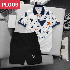 Bộ thể thao polo - Bộ thể thao nam mua hè - bộ thể thao có cổ chơi cầu lông ,đánh golf , du lịch chạy bộ sz 50 -110KG