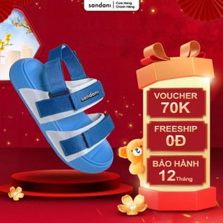Giày Sandal Nữ Quai Ngang Đế Êm Chống Trơn, Dây Dù, S5 Xanh Đại Dương Size 36-40 – SandanI