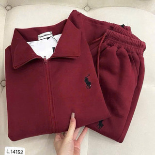 SET BỘ NỈ ĐỎ THÊU NGỰA