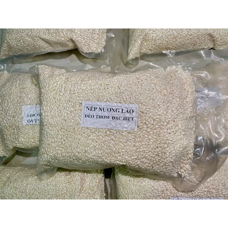 Nếp nương Lào 1kg loại dẻo ngon, Gạo nếp, Nếp, Nếp Kay Lào